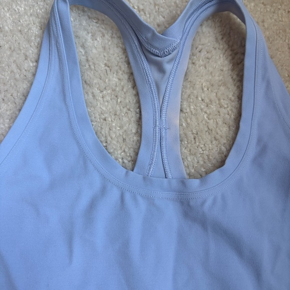 LULULEMON COOL RACERBACK II ICEM Ice milk baby blue light luon RARE 8 OR 10 - Picture 6 of 6